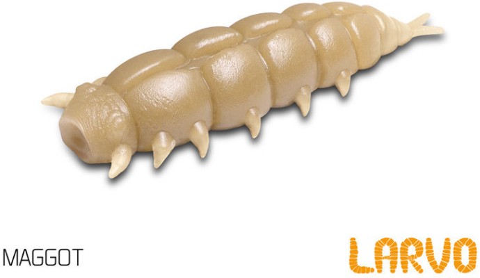 15ks - Gumová Nástraha Delphin LARVO Cheese 3cm 0,5gr