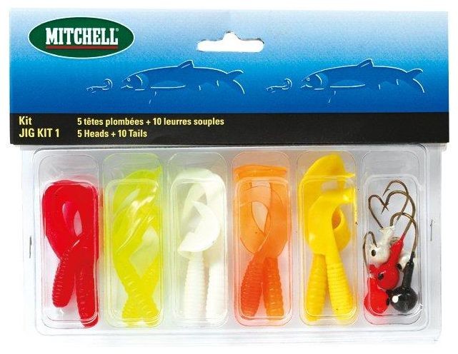 15ks - Gumová Nástraha Mitchell Jig Kit 2006 Assorted