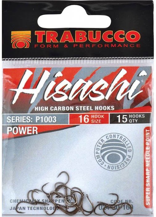 15ks - Háčky Trabucco Hisashi 10003BN 15ks - Háčky Trabucco Hisashi 10003BN
