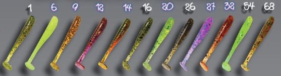 16kom - Gumeni Mamac Crazy Fish Nano Minnow 2,7cm