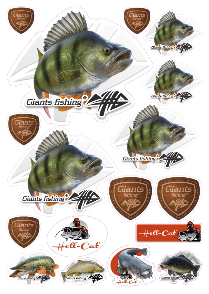 17kom - Naljepnica Giants Fishing Grgeč