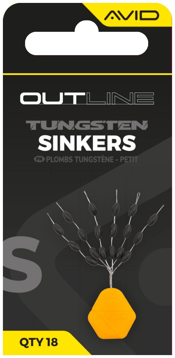18kom Volframova Otežanja Avid Outline Tungsten Sinkers Small