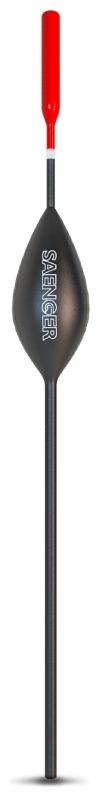 1kom - Plovak Saenger Competition Black Egg Hi-Vis
