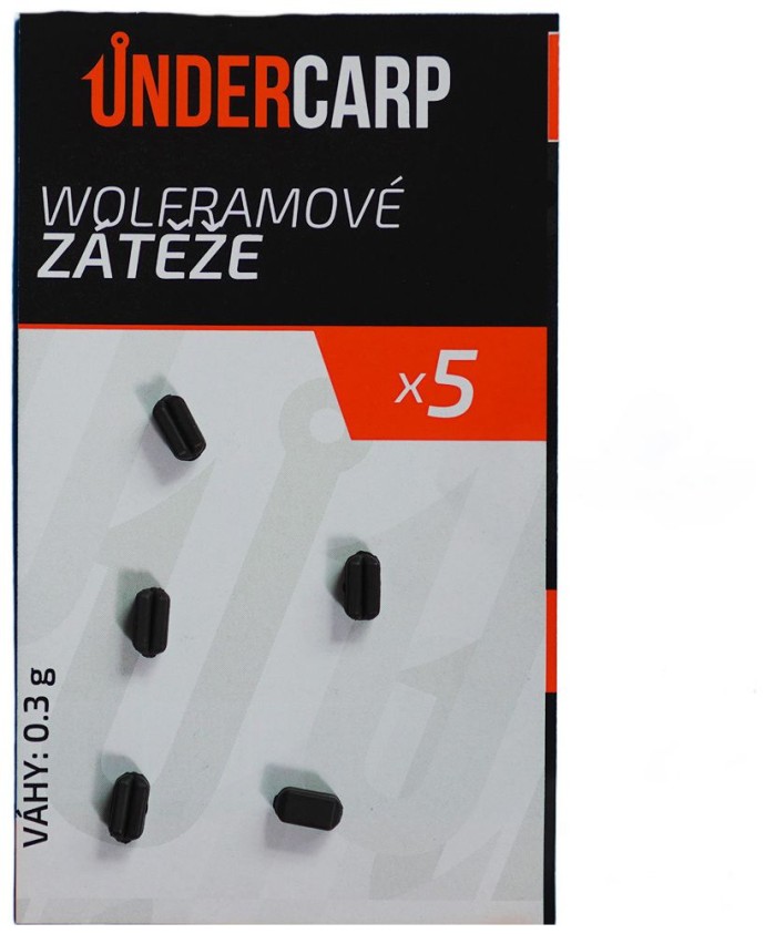 1kom - Tungsten otežanja UnderCarp 0,3 g