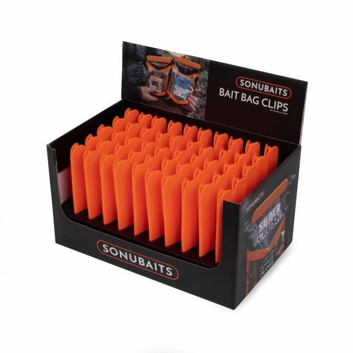 1ks - Klip Na Sáčky Sonubaits Bag Clips Oranžové