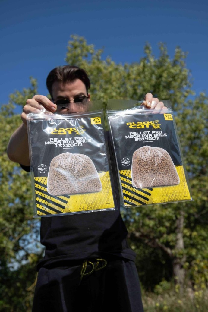 20kom - PVA Vrećice Black Cat Pellet Pro 15x20 Mega PVA Bags