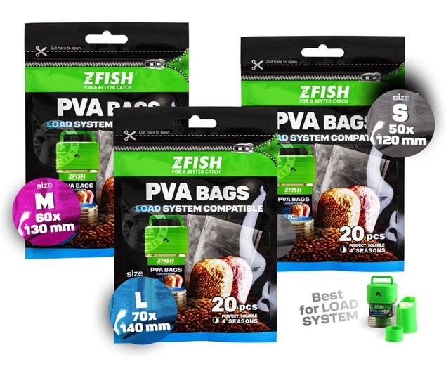 20kom - PVA Vrećice Zfish Long