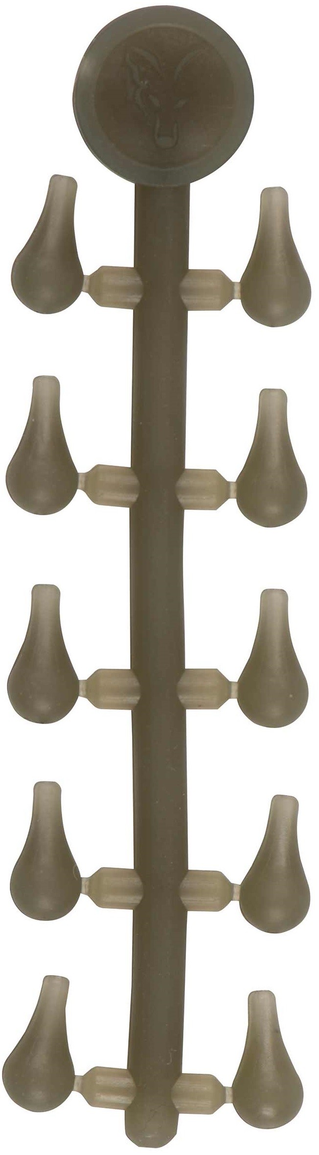 20kom - Stoperi Fox Edges Naturals Powergrip Hook Beads
