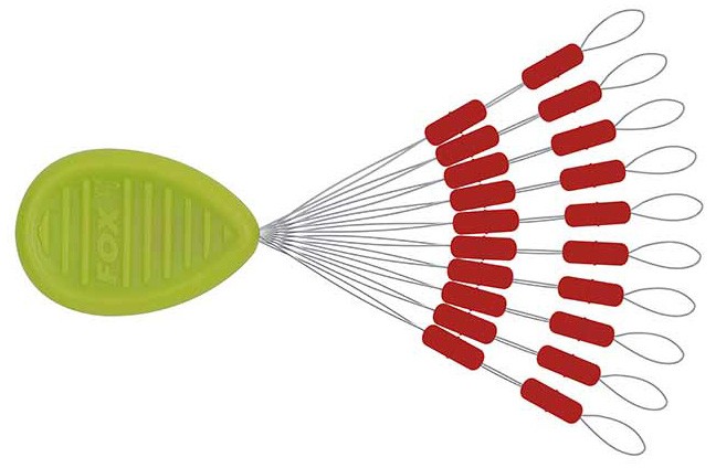20kom - Stoperi Rage Predator Float Stops - Red