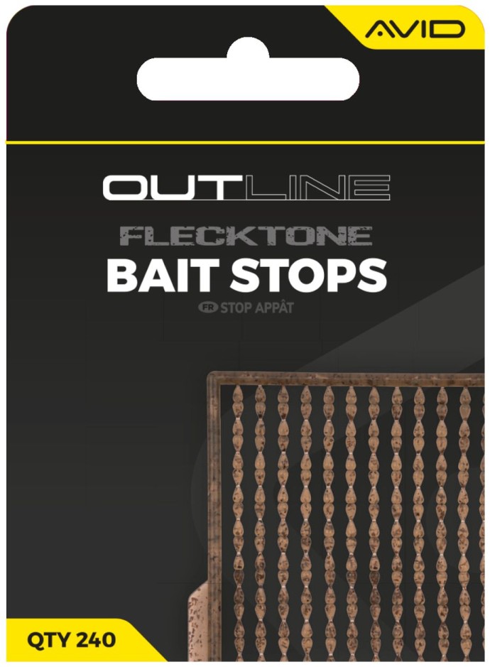 240ks - Zarážky Avid Outline FleckTone Bait Stops