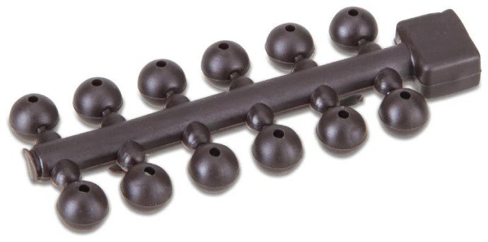 24kom - Perlice Anaconda Tapered Bore Beads 6mm