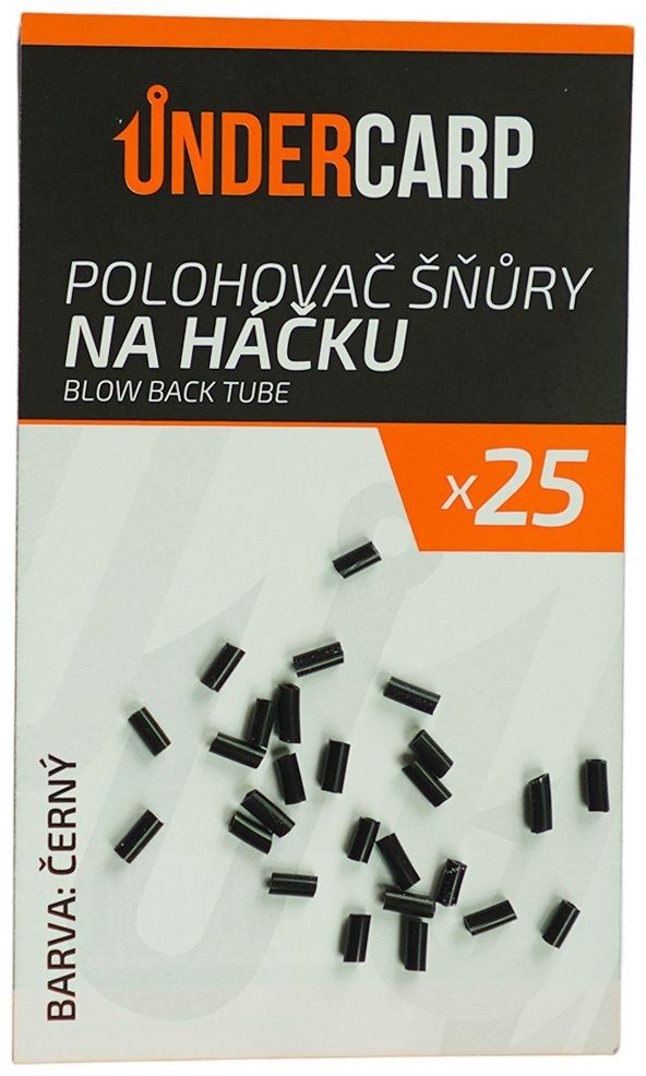 25kom - Cjevčica UnderCarp Blow Back Tube 1.0 mm Crni