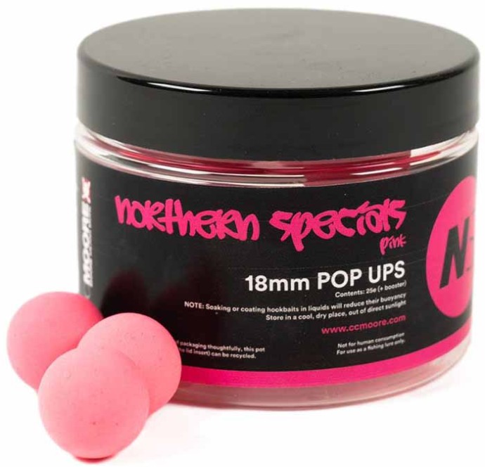 25kom - Plovući Boilies CC Moore NS1 Pop Ups 18mm