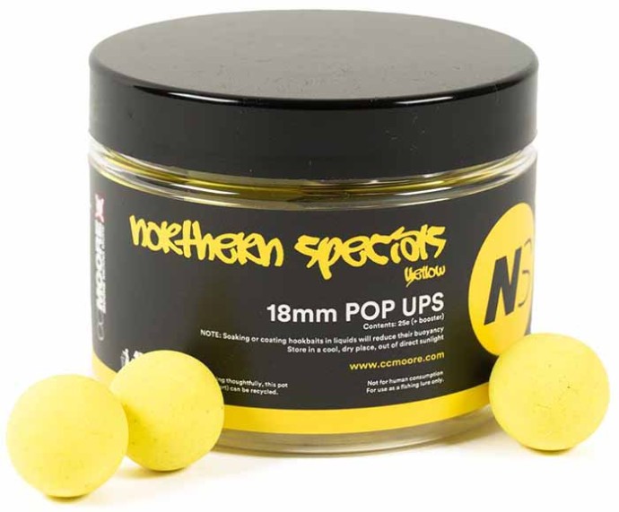 25kom - Plovući Boilies CC Moore NS1 Pop Ups 18mm