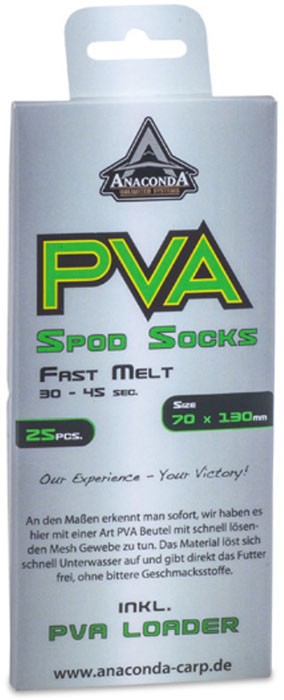 25kom - PVA vrećice Anaconda Fast Melt Spod Socks
