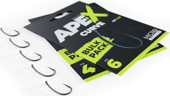 25kom - Udica RidgeMonkey Ape-X Curve Barbed Bulk Pack