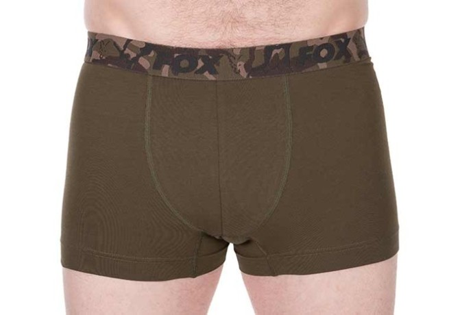 2kom - Bokserice Fox Boxer Shorts Khaki/Black