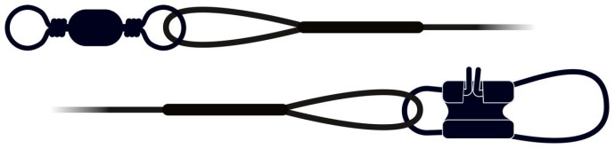 2kom - Čelični Predvez Zebco Trophy Steel Trace 1x7 - Standard