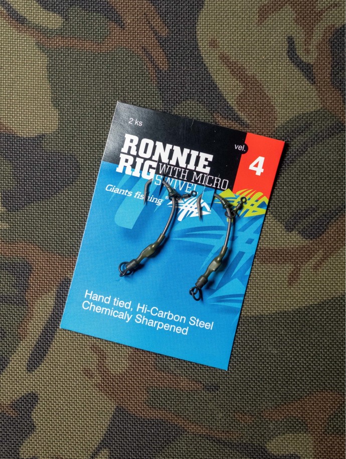 2kom - Gotov Predvez Giants Fishing Ronnie Rig With Micro Swivel