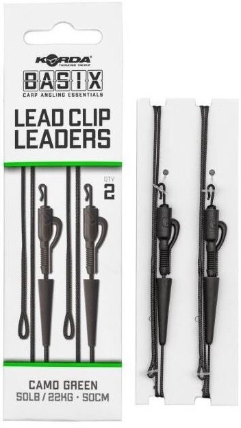 2kom - Gotovi Predvez Korda Basix Lead Clip Leaders