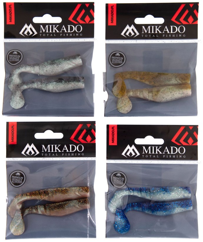 2kom - Gumeni Mamac Mikado Fishunter II 6,5cm