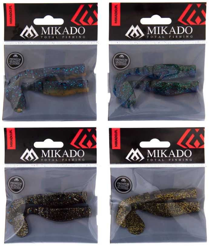 2kom - Gumeni Mamac Mikado Fishunter II 7,5cm