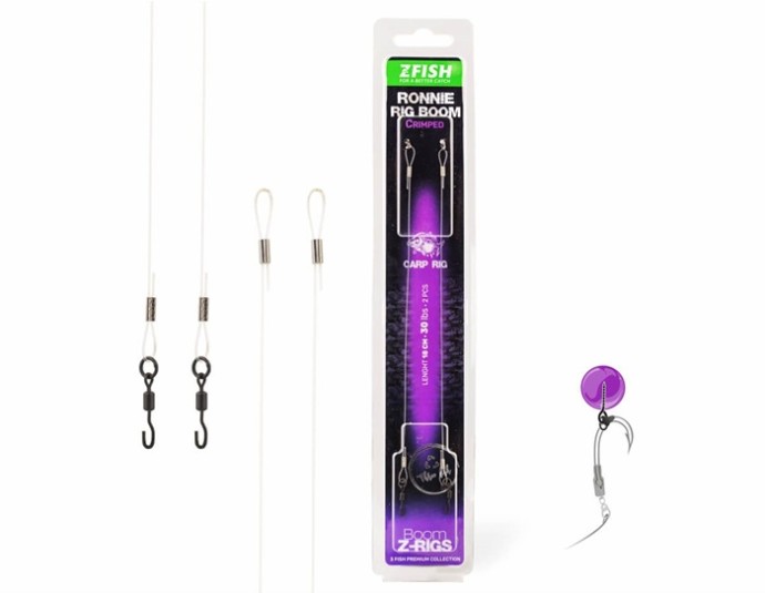 2kom - Krimpani Predvez Zfish Ronnie Rig Boom 18cm/30lbs