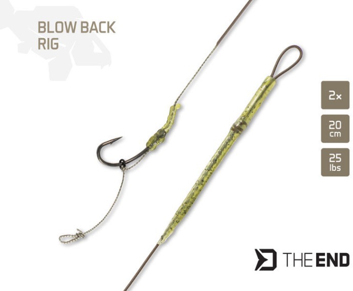 2kom - Montaža Delphin The End Blow Back Rig 20cm 25lb