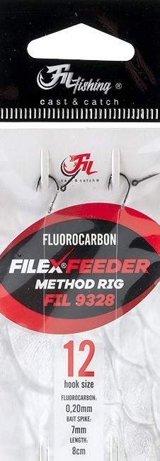 2kom - Predvez Fil Fishing Method Feeder Fluorocarbon Rig