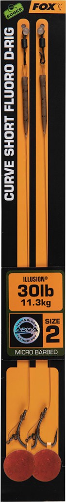 2kom - Predvez Fox Edges Curve Short Fluoro D-Rig Illusion