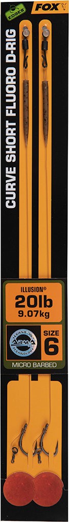2kom - Predvez Fox Edges Curve Short Fluoro D-Rig Illusion