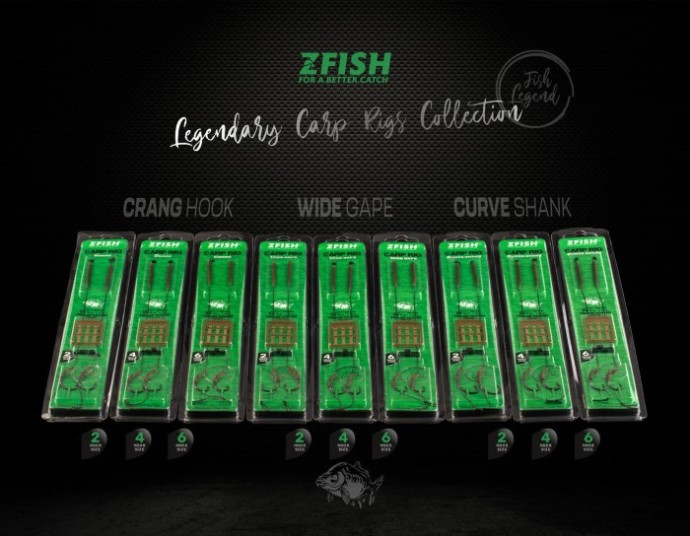 2kom - Predvez Zfish Curve Shank Carp Rig
