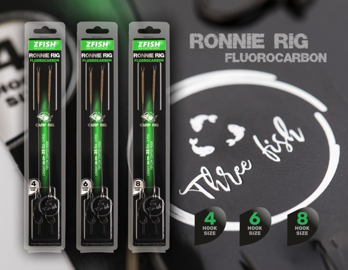 2kom - Predvez Zfish Fluorocarbon Ronnie Rig