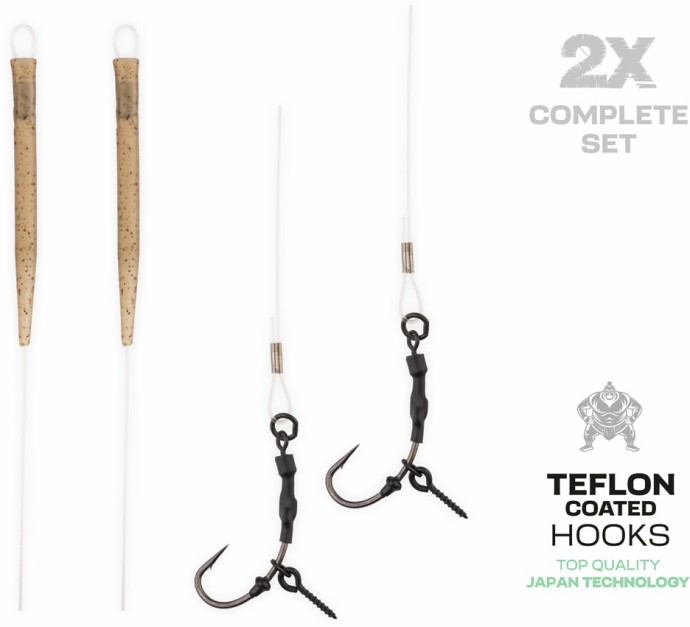 2kom - Predvez Zfish Fluorocarbon Ronnie Rig
