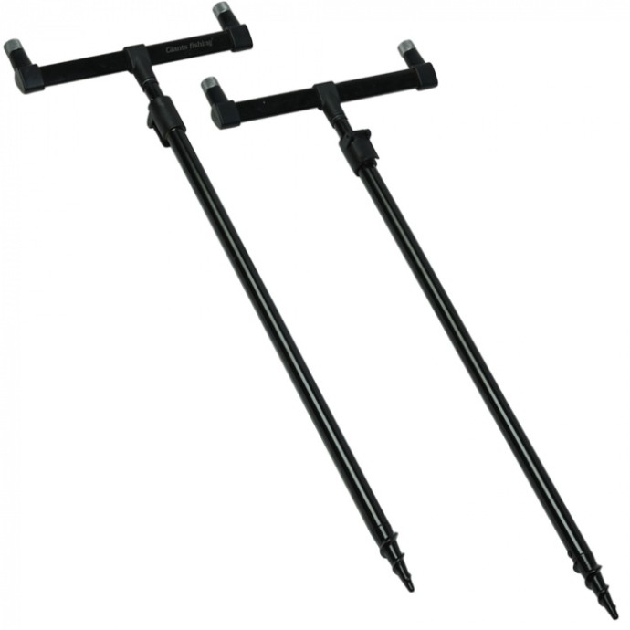 2kom - Set držača za 2 štapa Giants Fishing Buzzer Bar Set 2 Rods Black