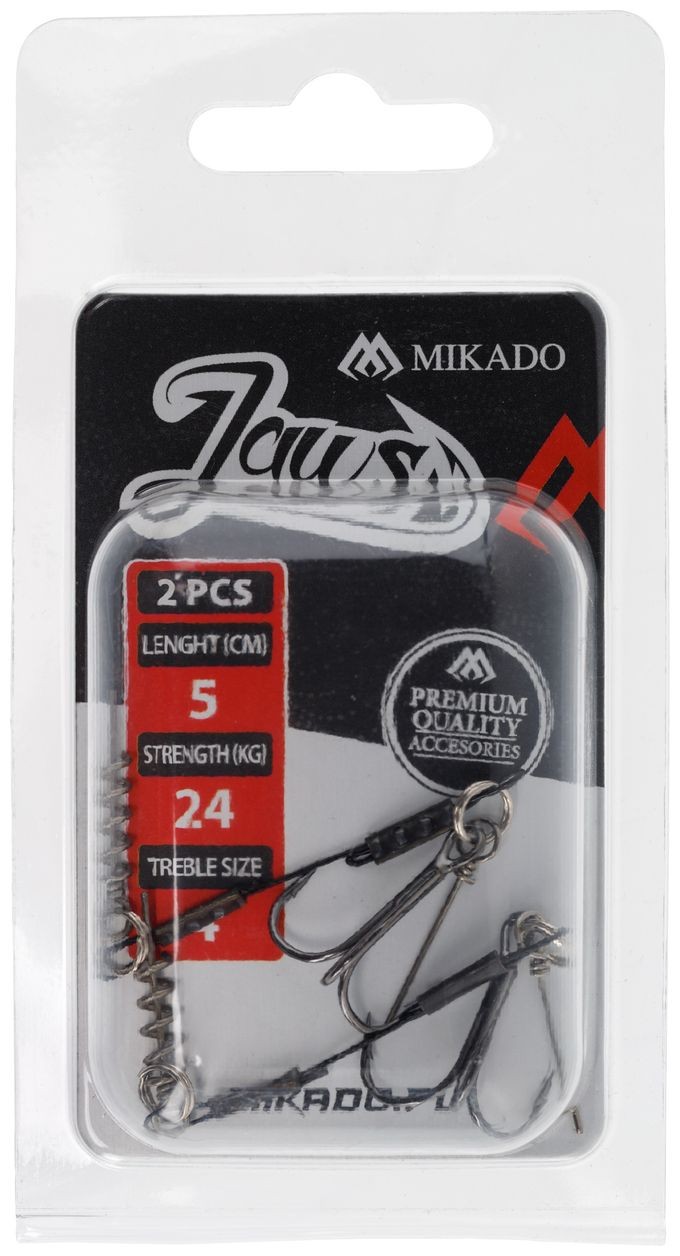 2kom Stinger Mikado Jaws Vrut A Soft Lure Pin 5cm 24kg
