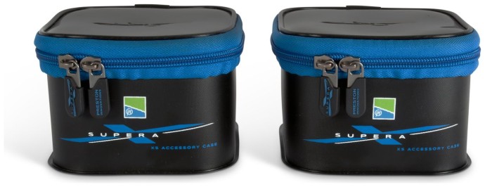 2kom Torbica za pribor Preston Supera X XS Eva Accessory Cases