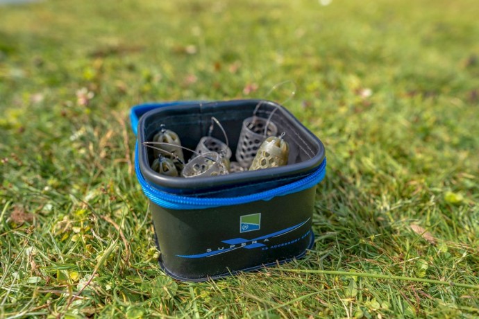 2kom Torbica za pribor Preston Supera X XS Eva Accessory Cases