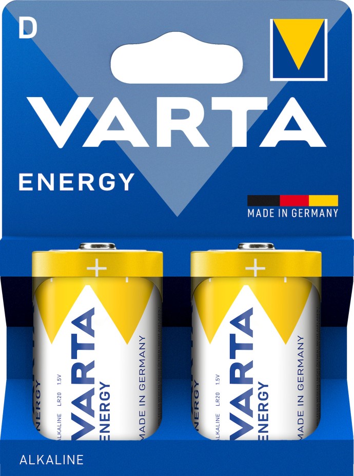 2ks - Baterie Varta Longlife Velké Mono
