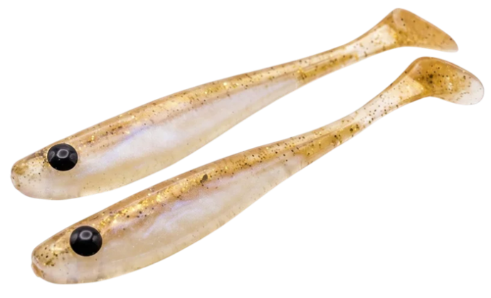 2ks - Gumová Nástraha Fishmachine Slowstrike Zlatá