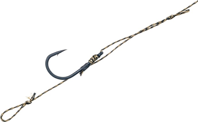 2ks - Hotový Náväzec Mivardi Adjustable Hair Rig Easy Camo