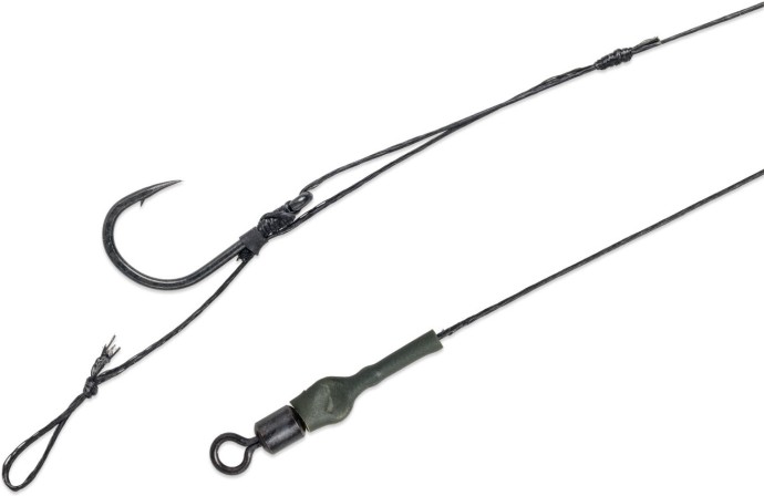 2ks - Hotový Návazec Mivardi Adjustable Hair Rig Easy Černá