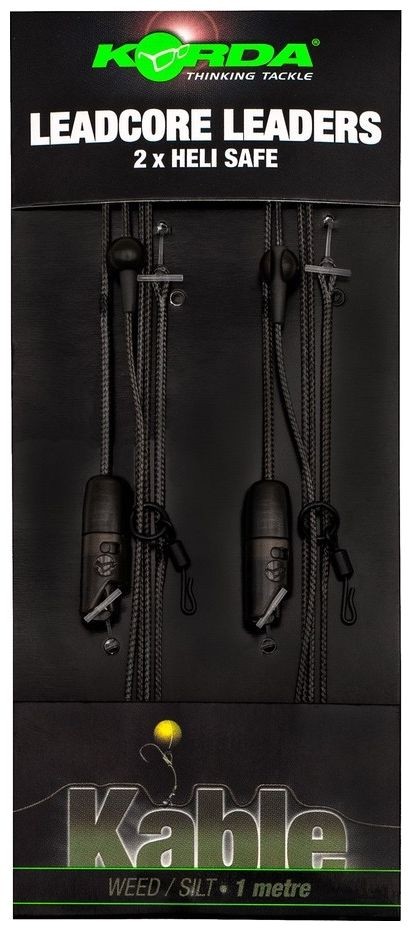 2ks - Koncová Montáž Korda Leadcore Leader Heli Safe 1m