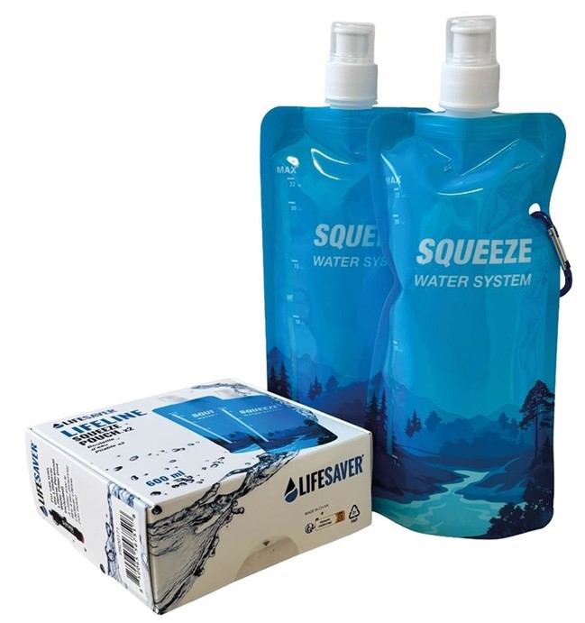 2ks - Skládací Láhev Lifesaver Squeeze Pouch