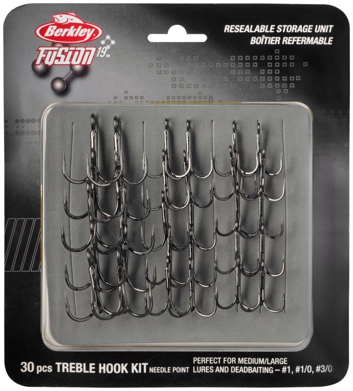 30kom - Set Trostrukih udica Berkley Fusion19 Big Treble Kit