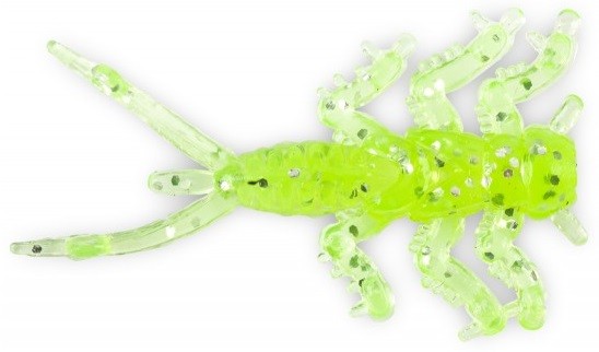 31kom - Gumeni Mamac Iron Claw Drop Stuff Larva 2,5cm