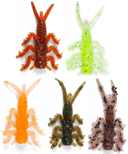 31kom - Gumeni Mamac Iron Claw Drop Stuff Larva 2,5cm