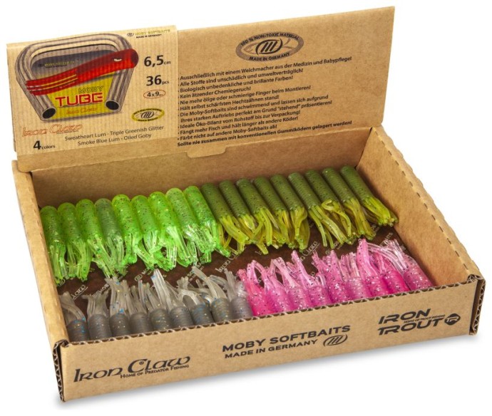 36ks - Gumena Mamac Iron Claw Tube 6,5cm