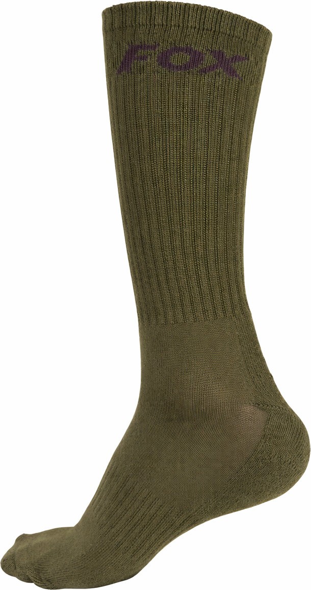 3kom - Čarape Fox Socks - Green Veličina 40-43