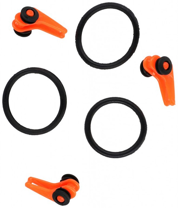 3kom - Držač Mamca Mikado Hook Keeper Spinning Orange